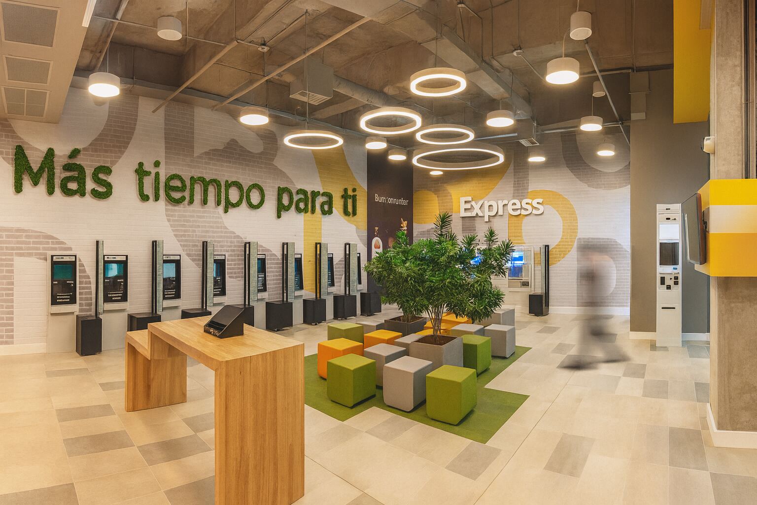 Diseño de oficina corporativa Bancolombia Arkadia por SRAIC